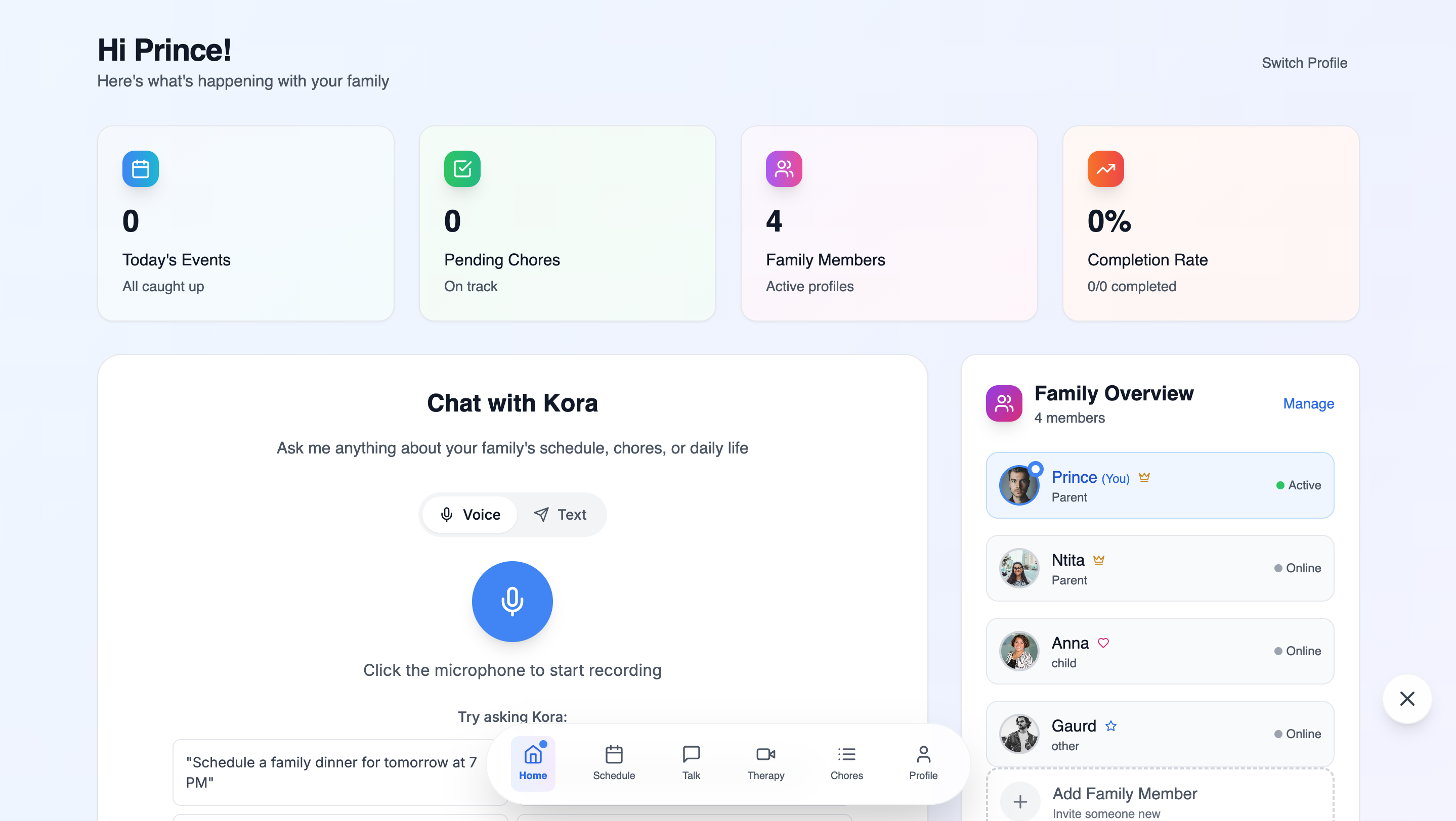 Kora AI assistant project